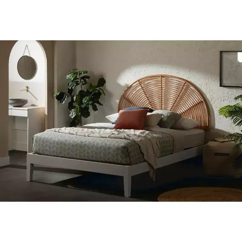 Testiera da parete in rattan naturale – Stile Hoya