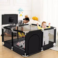 Box per bambini a 4 pannelli 50x50 con canestro da basket – Box portatile