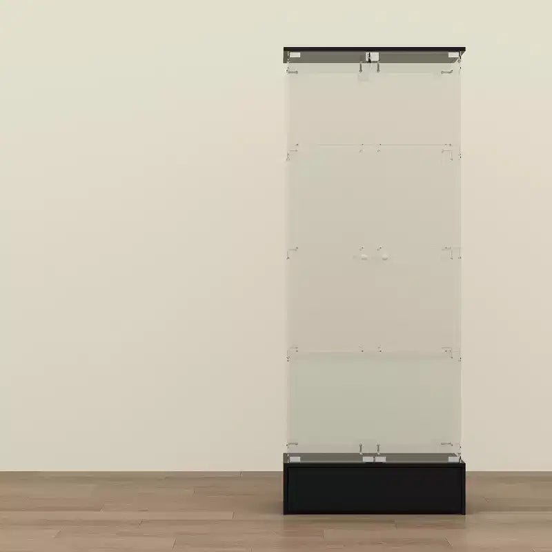 Vetrinetta Nera a 2 Ante e 1 Cassetto – Libreria Moderna
