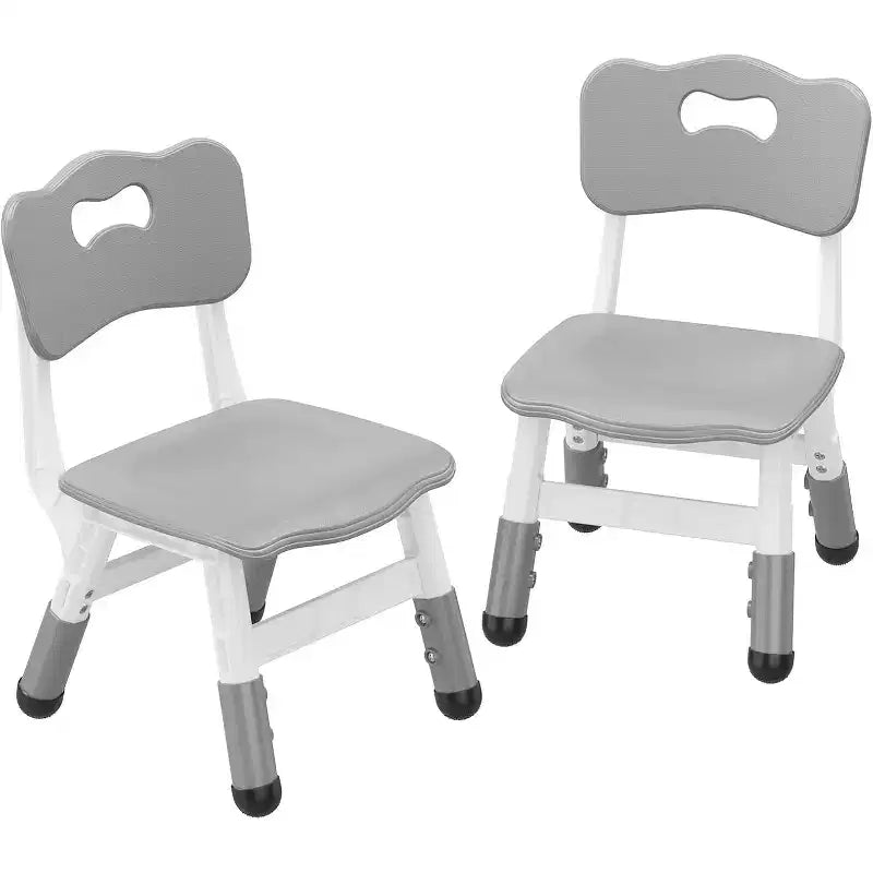 Sedie per bambini, sedie da scuola materna in plastica regolabili in 3 altezze, carico massimo 81 kg, per casa, scuola, interni/esterni (2-8 anni)