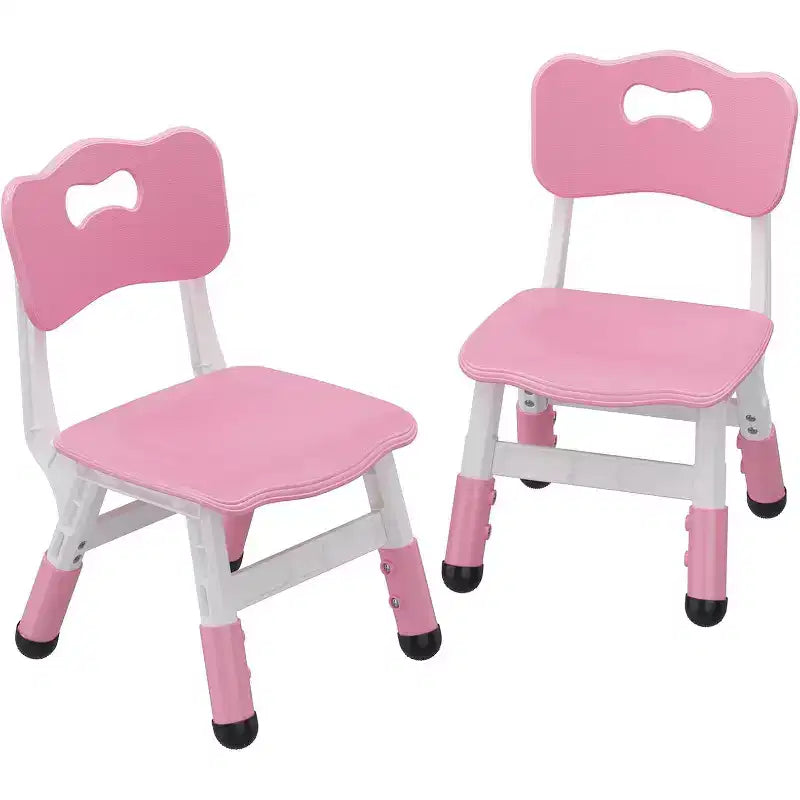 Sedie per bambini, sedie da scuola materna in plastica regolabili in 3 altezze, carico massimo 81 kg, per casa, scuola, interni/esterni (2-8 anni)