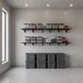 2 Pack 2x6ft Garage Storage, Wall Shelf Garage Storage Rack, Wall Mounted Floating Shelves, 1600lbs Total Weight Capacity