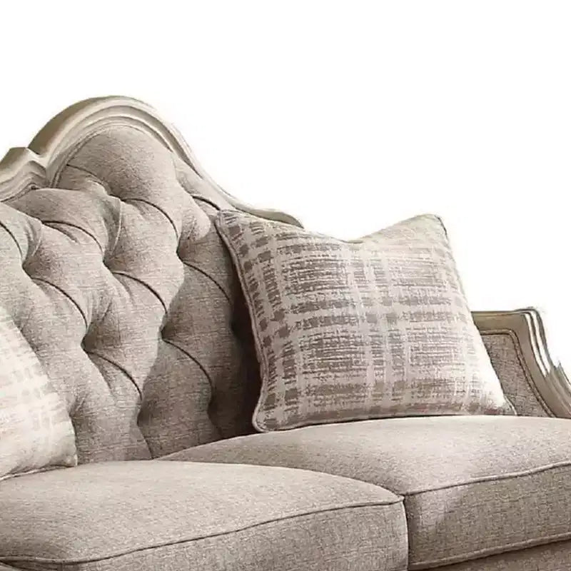 Divano in tessuto Chelmsford Beige – Finitura tortora antico