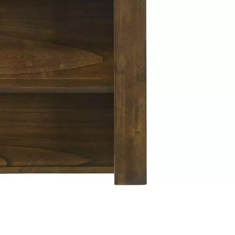 Mobiletto Contenitore Decorativo con Ripiani a Giorno – Finitura Rovere