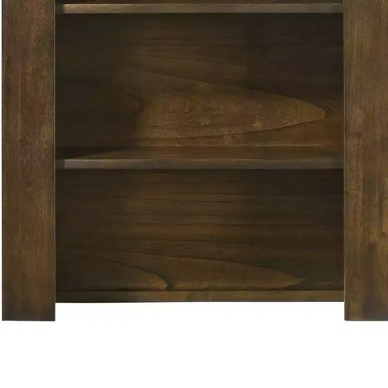 Mobiletto Contenitore Decorativo con Ripiani a Giorno – Finitura Rovere