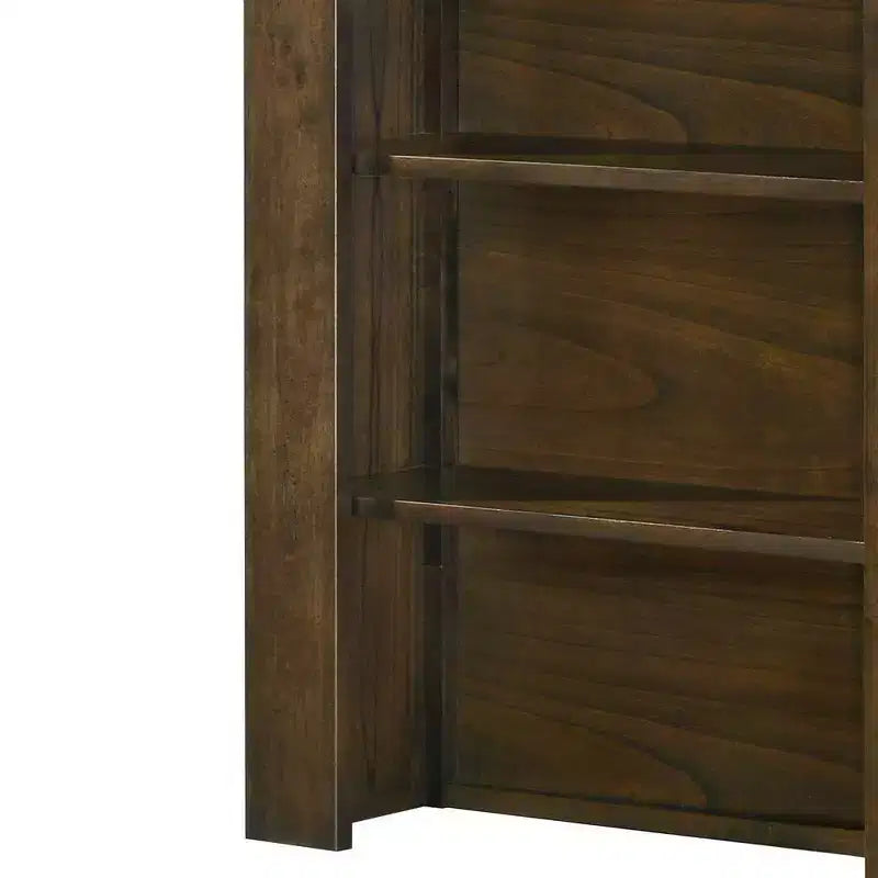 Mobiletto Contenitore Decorativo con Ripiani a Giorno – Finitura Rovere