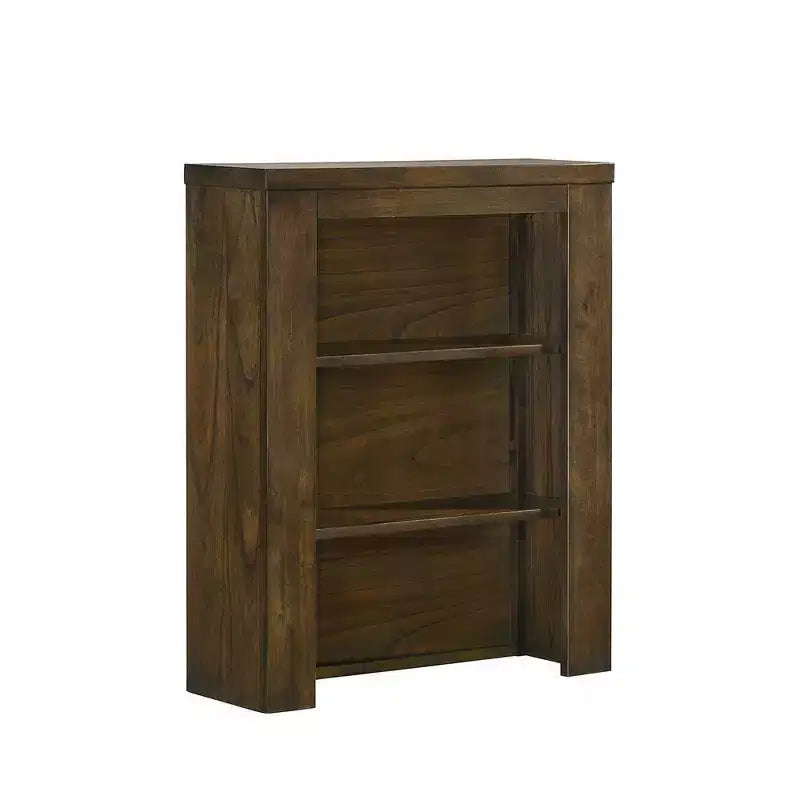 Mobiletto Contenitore Decorativo con Ripiani a Giorno – Finitura Rovere