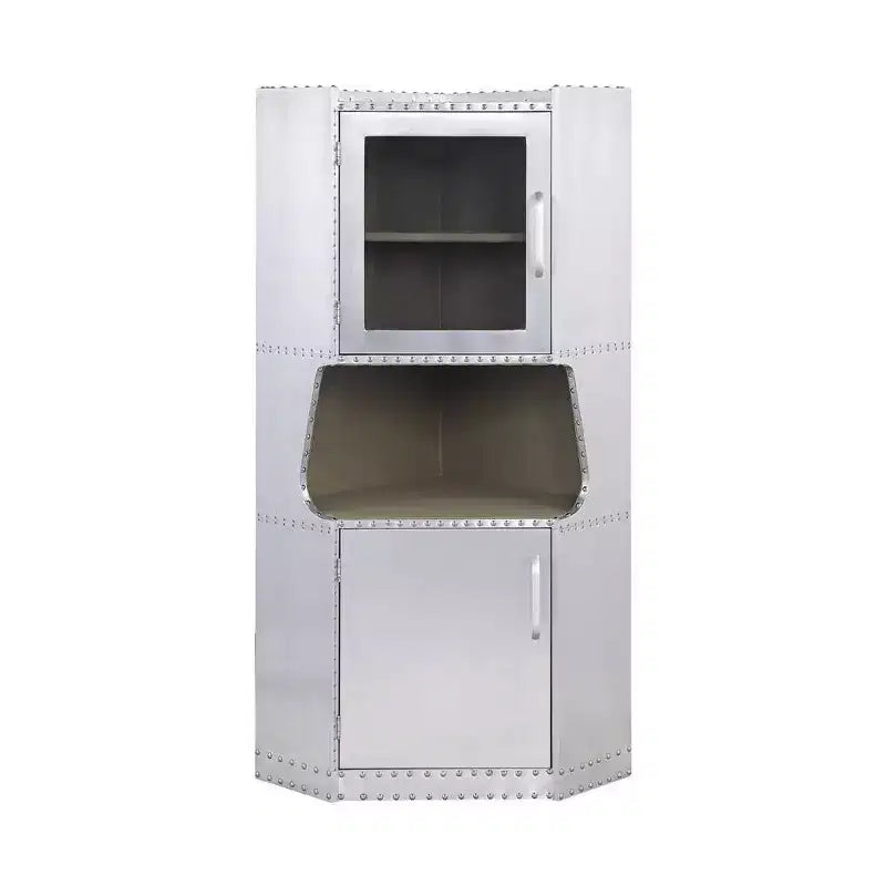 Mobile contenitore decorativo in alluminio Brancaster