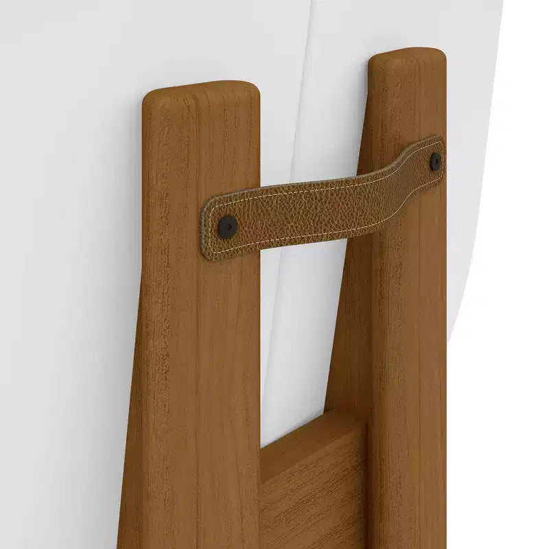 Manhattan Comfort Set di 4 Sedie da Pranzo Gales Mid-Century Modern con Gambe in Legno Massello