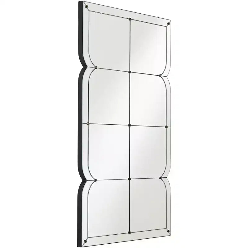 Specchio da parete ricurvo a pannelli multipli 67x112 cm – Accento decorativo
