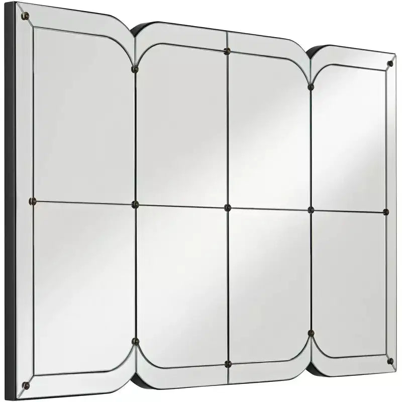 Specchio da parete ricurvo a pannelli multipli 67x112 cm – Accento decorativo