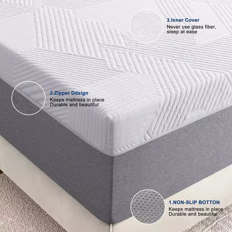 Materasso in memory foam da 25 cm – Sostegno medio rigido, varie misure