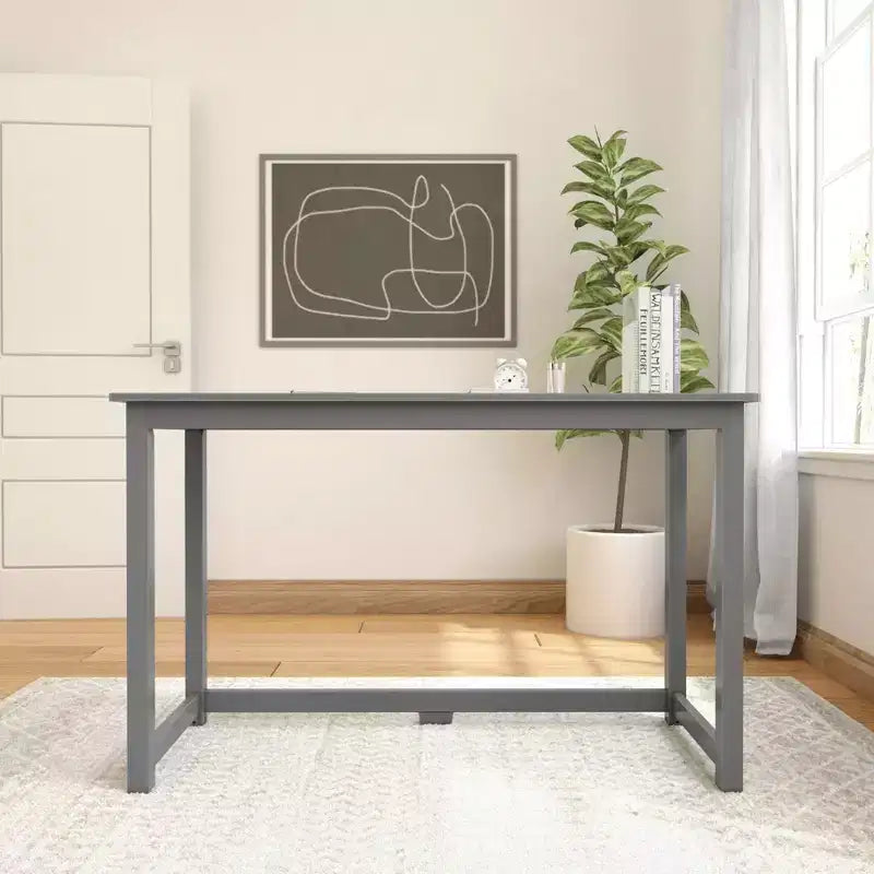 Scrivania in legno massello da 47,25" – Scrivania semplice per ufficio in casa o studio