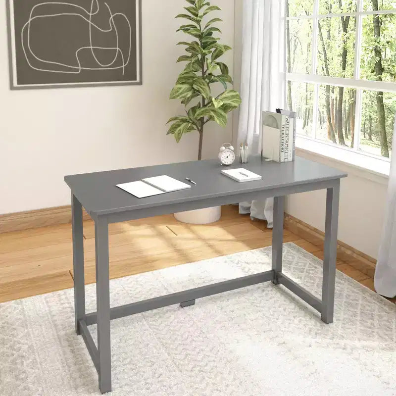 Scrivania in legno massello da 47,25" – Scrivania semplice per ufficio in casa o studio