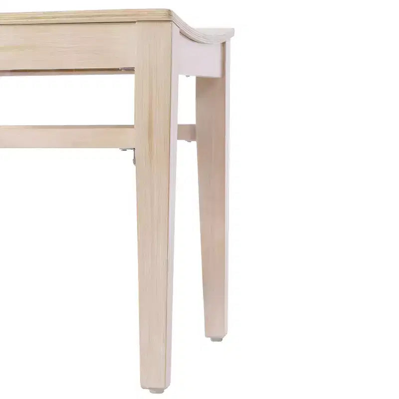 Confezione da 2 sedie da pranzo in legno massello di Napoli con schienali curvi