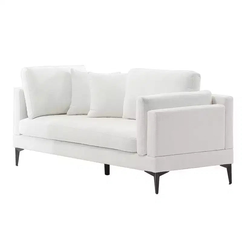 Divano sezionale a L a 3 posti minimalistico – Chaise longue reversibile