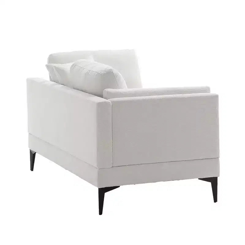 Divano sezionale a L a 3 posti minimalistico – Chaise longue reversibile