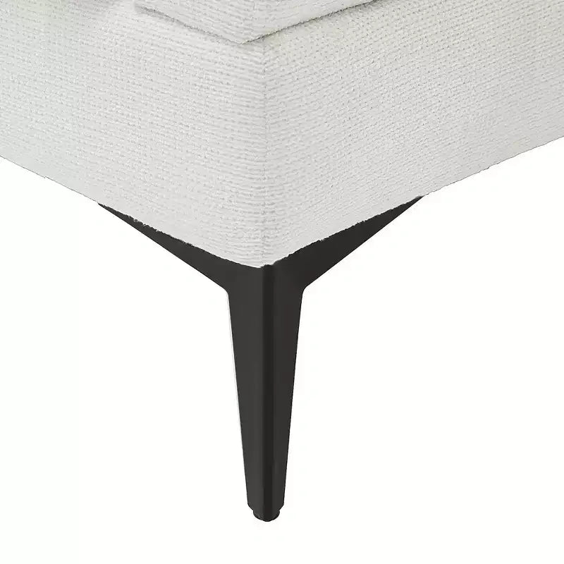 Divano sezionale a L a 3 posti minimalistico – Chaise longue reversibile