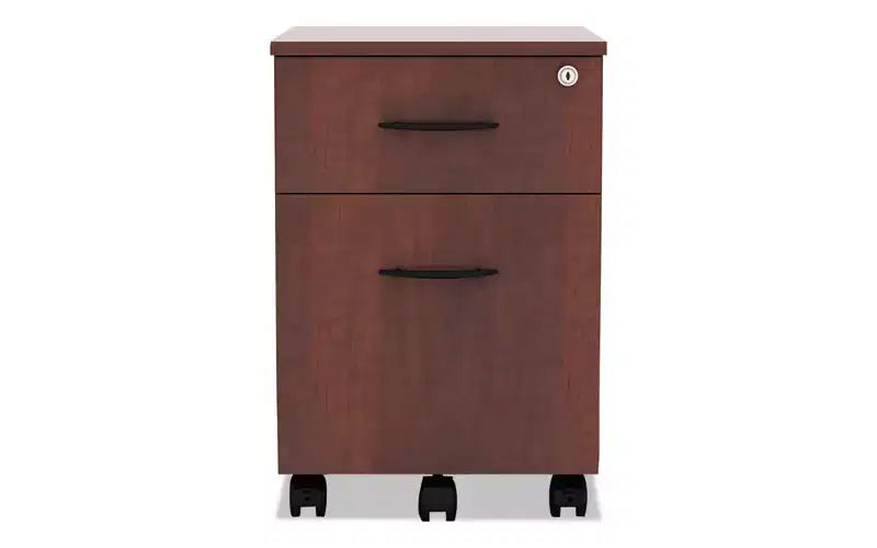Cassettiera Valencia Series su rotelle – Cassetti Box/Classificatore, Ciliegio Medio