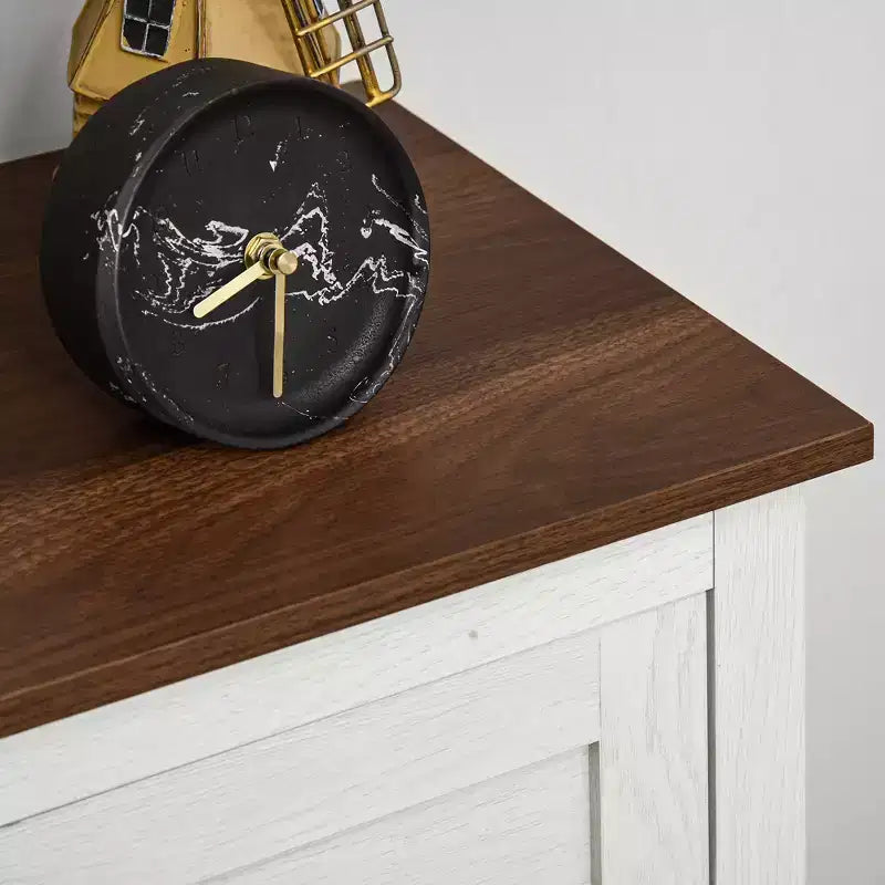 Credenza da Fattoria - Mobile Contenitore con Doppie Ante, Cassetto e Ripiano