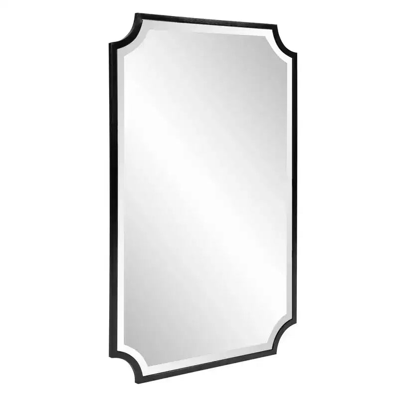 Specchio da parete Hastings con cornice in acciaio inossidabile 36x24