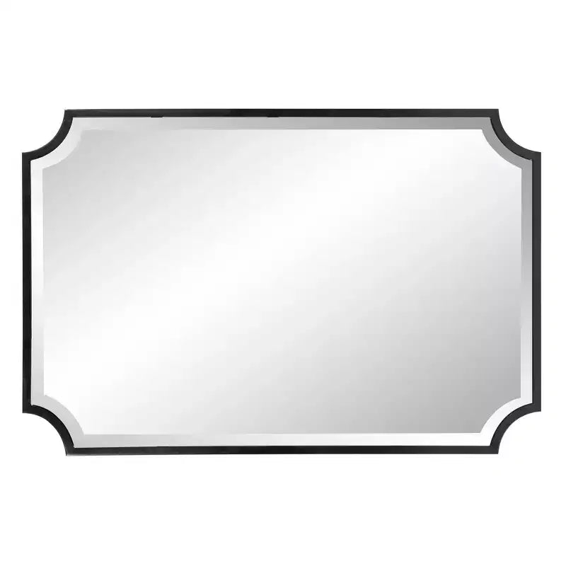 Specchio da parete Hastings con cornice in acciaio inossidabile 36x24