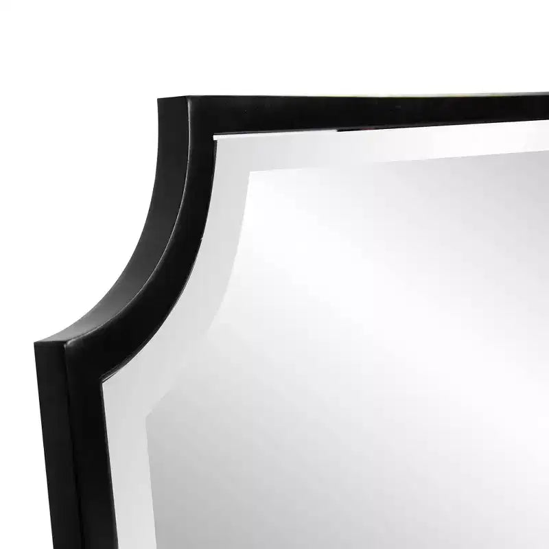 Specchio da parete Hastings con cornice in acciaio inossidabile 36x24