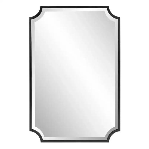 Howard Elliott 36x24 Hastings Stainless Steel Framed Shield Mirror